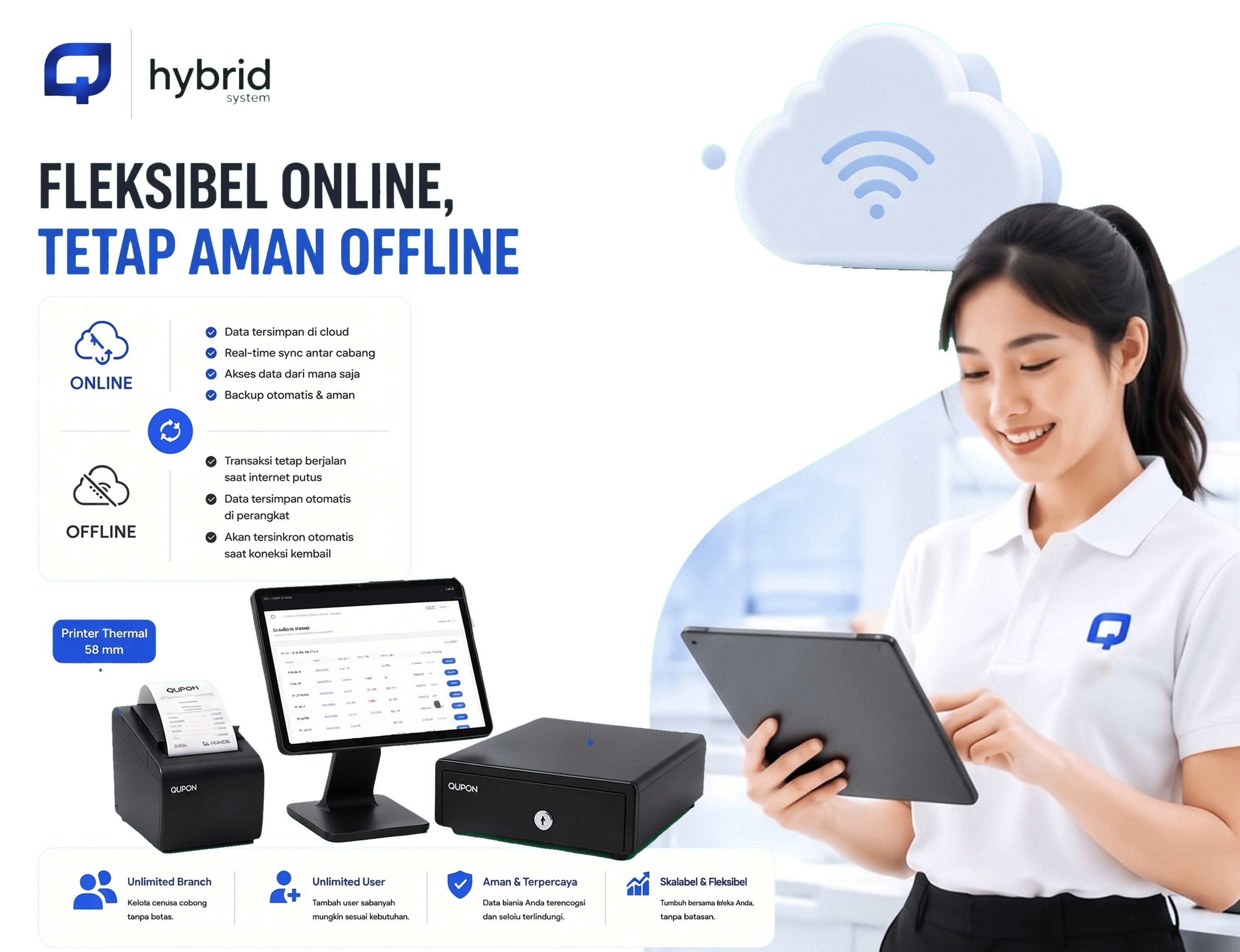 QUPON POS untuk multi cabang